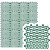 GARDENIX Griglia per prato, 20 pezzi, 50 x 50 cm, 5,00 m², a nido d'ape per prato, in ghiaia, verde