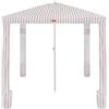 Flamingueo Tenda da Spiaggia - Pieghevole - Parasole con Protezione Solare UPF 50+ per Spiaggia, Giardino, Piscina e Campeggio - Borsa Trasporto - Facile da Installare - Poliestere e Alluminio - Beige