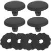 VALICLUD Set di 4 Tappi di Riparazione per ombrelli in plastica, Riparazione Rapida per Punte perse o rotte, Punte di Ricambio filettate, 6 mm + 8 mm
