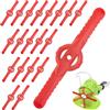 eupdd 100 Pezzi Lame per Decespugliatore in Plastica: Lame in Plastica per Tagliaerba da 14 cm per Parco, Fattoria, Frutteto, Prato, Accessori per Decespugliatore in Plastica
