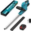 Purova Tagliasiepi a Batteria 21V, Motore Brushless, Lama 51 cm, 1 Batterie 3,0Ah