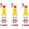Generico Sgrassatore Igienizzante Spray Limone, Detergente Multisuperficie per Cucina, Forno e Piano Cottura, Rimuove Grassi Ostinati, Germi e Batteri, Profumo di Limone - 3 Unita da 750ml