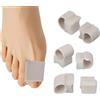 BOXOB 6pz Separatori per Dita in Gel per Donna e Uomo, Correttore Alluce Valgo Sollievo il Piede a Martello Allineamento Dell'alluce e Distanziatori Dita Sovrapposte