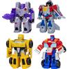 Transformers Toys Heroes vs Villains 4-Pack, Autobot and Decepticon 11-cm Action