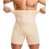 Nebility Boxer Modellanti da Uomo Pancera Contenitiva Mutande Contenitive A Vita Alta Compressione Pantaloncini retrò Controllo della Pancia Body Shper