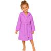 Dorian Home - Accappatoio Bambino Bambina in Microfibra Anallergico, Morbido, Leggero Salvaspazio Assorbente, Rapida Asciugatura con Cappuccio, Tasche, Cintura a Passanti e Gancio, Lavabile (no Stiro)
