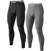 CL convallaria Pantaloni Termici Uomo Pantalone 1 o 2 Confezioni di Mutande Lunghe da Uomo, Intimo Termico, Strato di Base, Foderato in Pile, per Il Freddo
