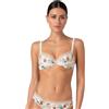 Lovable Reggiseno con Ferretto e Coppe Preformate, My Daily Comfort Printed, Stampa Fiori su Avorio 36D - 4D