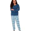 Indigo Sky Women's Gemma Cosy Fleece Cuffed Pyjama Set di Pigiama Donna