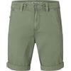 Timezone Pantaloncini Chino Pantaloncini Corti con Stampa e Coulisse Bermuda Twill Pantaloni LucaTZ