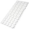 Adsamm® / 44 x feltrini autoadesivi/Bianco/diverse misure/ø 20 mm/ø 28 mm / 25x25 mm/Rotondo, Quadrato/piedini per mobili in feltro da 3.5 mm di spessore/pad protettivi per arredi