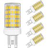 MAYCOLOR G9 LED Lampadine 10W Equivalenti 80W, 800 LM, Bianca Fredda 6000K G9 Risparmio Energetico Lampadine per Plafoniera da Soffitto Lampadario Non Dimmerabile 4 Pezzi