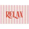 MuchoWow© Zerbino deurm_90x60 cm Zerbini Tappeto Ingresso Bellissimi Fuori Rivestimento Entrate Moderne It Stuoia Simpatici Disinfettante Rosa tenue - Rosso - Righe - Relax