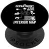 Funny Gamer Sayings & Funny Gaming Desig Dipartimento di missioni secondarie - Divertente gioco per videogiochi Cool Gaming PopSockets PopGrip Adesivo