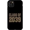 Kindie Collegiate Varsity Style Ts Custodia per iPhone 11 Pro Max Classe di 2039 Leopard Varsity scuola materna per bambini