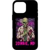 Halloween Glam Retro Vintage Comics Pop Custodia per iPhone 16 Pro Max Zombie MD Undead Doctor Medicine Medical spaventoso horror Mens