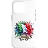 Lakelandwholesale1 Shirt Company Custodia per iPhone 16 Pro Italia Sventolando Bandiera Acquerello Splash Paint Viaggio Graphic Art
