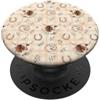 Cozy Countryside Farm Life Design Studio Longhorn Mucca Ferro Di Cavallo Corda Western Fattoria Acquerello PopSockets PopGrip Adesivo
