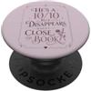 Bookworm Reading Fantasy Romance Book Romantasy Reader Book Lover Fantasy Romance PopSockets PopGrip Adesivo