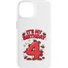 Birthday Ladybug Lovers Custodia per iPhone 14 Questa coccinella è 4 anni 4 anni 4 ° compleanno ragazza famiglia