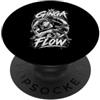 Roda Ginga Capoeira Music Flow Gift Game Ginga & Flow maglietta da combattimento di Capoeira Roda PopSockets PopGrip Adesivo