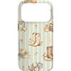 Cozy Countryside Farm Life Design Studio Custodia per iPhone 17 Pro Cowboy Stivali Polli Coniglio Western Fattoria Acquarello