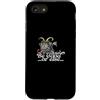 Lacy Chenault Custodia per iPhone SE (2020) / 7/8 Essere buono o Else Vintage Krampus Folk Art Illustrazione
