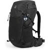 Terra Peak® Zaino da trekking di alta qualità da 30 l + 3 l (TORVA 30), unisex con retro in rete ventilata, copertura antipioggia e scomparto coperchio, zaino da trekking con cintura in vita, supporto