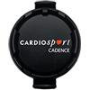 CARDIO sport Cardiosport - Sensore di cadenza RPM per esterni, fissi, cyclette, Bluetooth ANT+, compatibile con Garmin, Wahoo, Sigma, Bryton, Cateye, Magene, Zwift, Rouvy,
