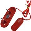 Opatiny Chiave di sicurezza per tapis roulant, rosso, per interruttore E-Stop in plastica con clip per macchine da corsa, blocco blocco casa, palestra fitness