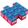 HO-SFSM 12 Pezzi Gessetti Biliardo Blu, Aumenta l'attrito e la precisione | Gesso Professionale per Stecca, Antiscivolo, Adatto ad appassionati e professionisti, Per Pool, Snooker e Carambola