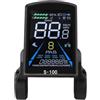 Dolvitrny Display LCD per bicicletta elettrica, nero