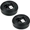 Generic 4.50-12 Camera d'Aria per Ruota 12 Pollici Butile Alta Tenuta | 4.50/12 Camera Servizio Giornaliero | Costante 4.50 12 Carrello Golf Scooter Utilitario Quad