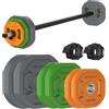 Tunturi Set di pompe aerobiche, 20 kg, in gomma