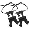 JUMPLAWN Clip per Pedale Bici da Corsa e Mountain Bike Cinghie, Nero