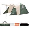 Chihee Tenda da campeggio 2-3 persone Pop Up con struttura idraulica Tende per famiglie Impermeabile Antivento Rifugio per esterni Spaziosa Disposizione a una stanza Installazione rapida