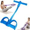 Owyee Allenatore per addominali, Sit Up, bodybuilding, espansione, per tutto il corpo, per la casa, 6 tubi, corda elastica, multifunzione, per fitness, dimagrimento, yoga, colore blu