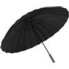 Generic XYNSNDB Ombrello Ombrello da Esterno Ombrello da Pioggia Ombrello da Viaggio Antivento Forte per Uomo Donna Ombrelli (Blu : Schwarz, Dimensioni : 114 * 89cm)