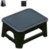HOTENEAIRE Toilette da viaggio pieghevole con coperchio e borsa | Vasino da viaggio pieghevole resistente con capacità di carico di 220lbs / 100 kg