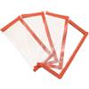 Hemobllo 4 Pezzi Copertura Impiglio PVC Trasparente in Anti Artificiali da | Leggero, Portatile per Borse e Condizioni Esterne, Arancia per Ganci Tripli