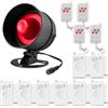 TOWODE Kit di Allarme Antifurto Wireless per Porta 120dB, Allarme Casa con Sensore di Contatto per Porta e Controllo Remoto, Sistema di Sicurezza per Casa, Appartamento, Capannone, Garage