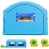 VEVOR Cabina di Verniciatura Gonfiabile Portatile 8 x 4,5 x 3 m Colore Blu, con Soffiatori da 750W+950W e Filtro in Cotone con Tetto ad Arco, per Pick-up Grandi Dimensioni Piccole Imbarcazioni Veloci