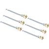 PATIKIL G9 Luce Base Presa, 6pz Ceramica Lampada Supporto Connettore Illuminazione Sostituzione con 140mm Cavo Filo per Alogene Incandescenza LED Luce Lampadina