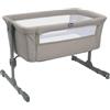 Chicco Next2Me Essential Culla Neonato Fianco Letto, Sostenibile, Compatibile con Diversi Letti, Altezza Regolabile, Buona Circolazione dell'Aria, Materasso e Borsa inclusi