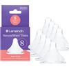 Lansinoh Tettarella Naturalwave® a Flusso Lento 8 pezzi (4 Confezioni da 2 Pezzi)