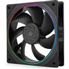 Thermalright TL-S12 - Ventola per CPU da 120 mm, connettore PWM a 4 pin, ventola silenziosa per computer con cuscinetto S-FDB incluso, ventola di raffreddamento fino a 1500 giri/min (nero)