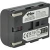 vhbw batteria compatibile con Samsung VP-D105, VP-D11, VP-D130, VP-D15, VP-D190, VP-D190MSi, VP-D20 videocamera camcorder (1200mAh, 7,4V, Li-Ion)