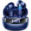 Nerunsa 2026 Cuffie Bluetooth 5.4, Auricolari Bluetooth Stereo HiFi Con 4 ENC Microfoni Anti-Rumore, Durata 50 Ore Cuffiette In Ear, Cuffiette Touch Control, LED-Display, Impermeabili IP7 Cuffie Senza Fili