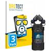 brotect Pellicola Vetro per Zoom H5 Studio | 3 Pezzi Chiara Protezione Schermo Made in Germany Durezza 9H Anti-Graffio Glass Screen Protector