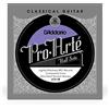 D'Addario LCX-3B Pro-Arte - Corde avvolte in rame placcato argento e leggermente lucidate con anima in materiale composito per chitarra classica, metà muta, tensione extra alta